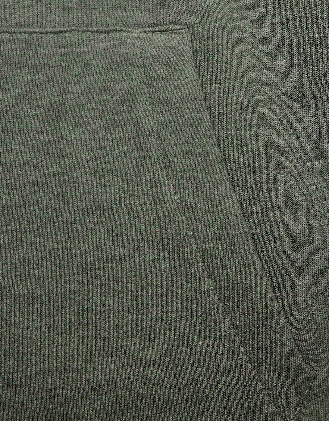 Cotton Marl Raglan Hoodie