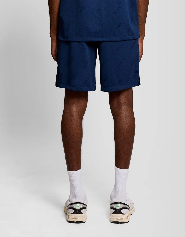 Sports Embossed Logo Football Shorts