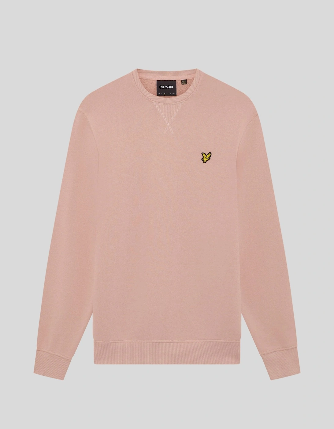 Lyle And Scott Men's Pink Cotton Crew Neck Sweatshirt  Xxl