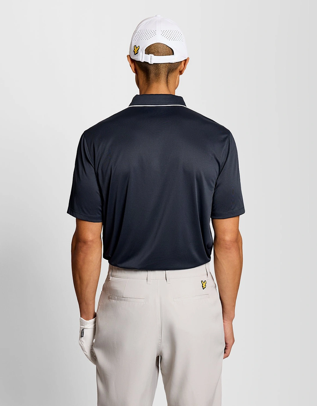 Contrast Collar Polo Shirt