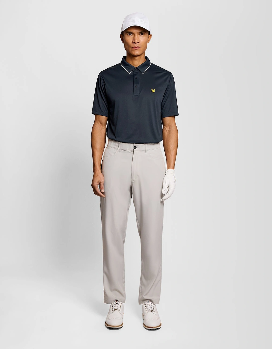 Contrast Collar Polo Shirt