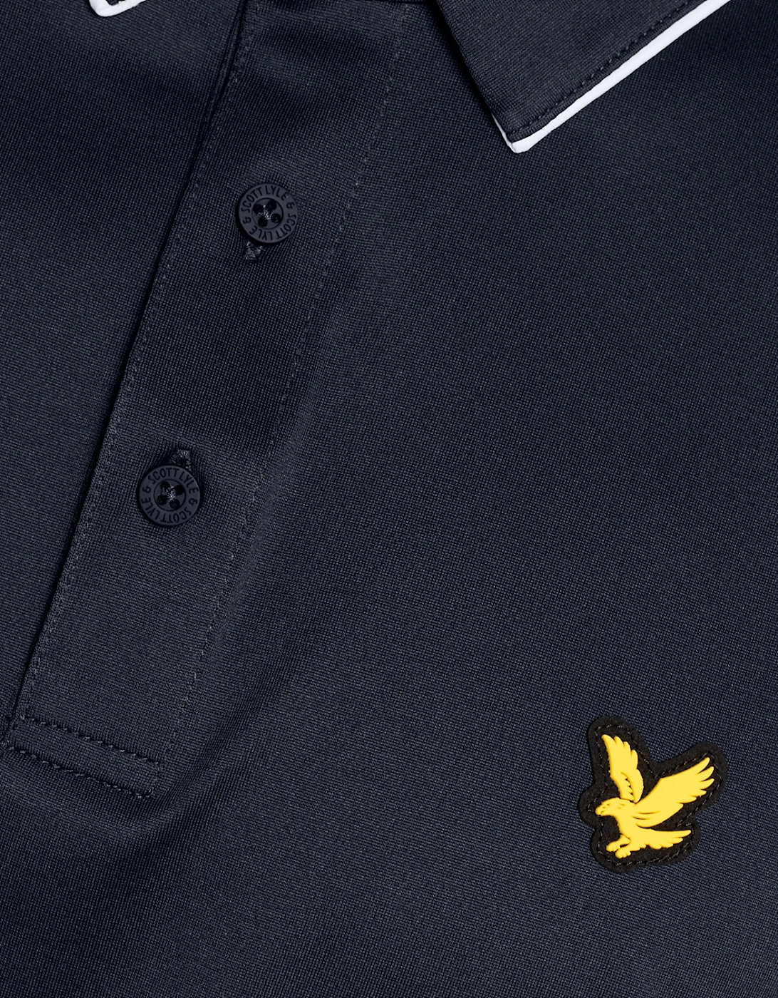 Contrast Collar Polo Shirt