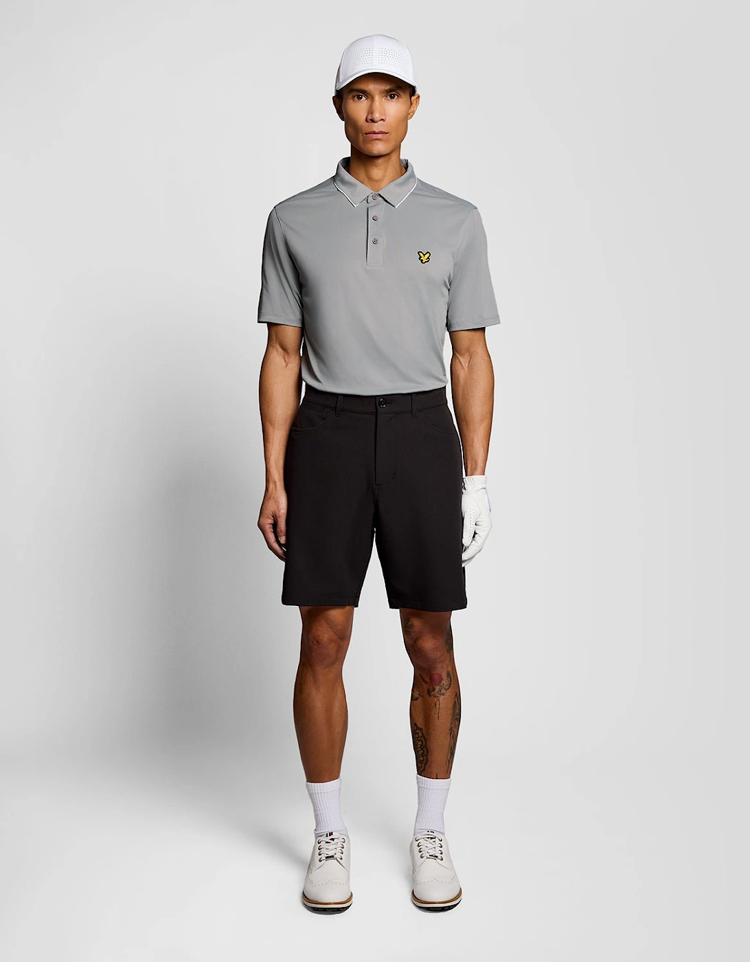 Contrast Collar Polo Shirt
