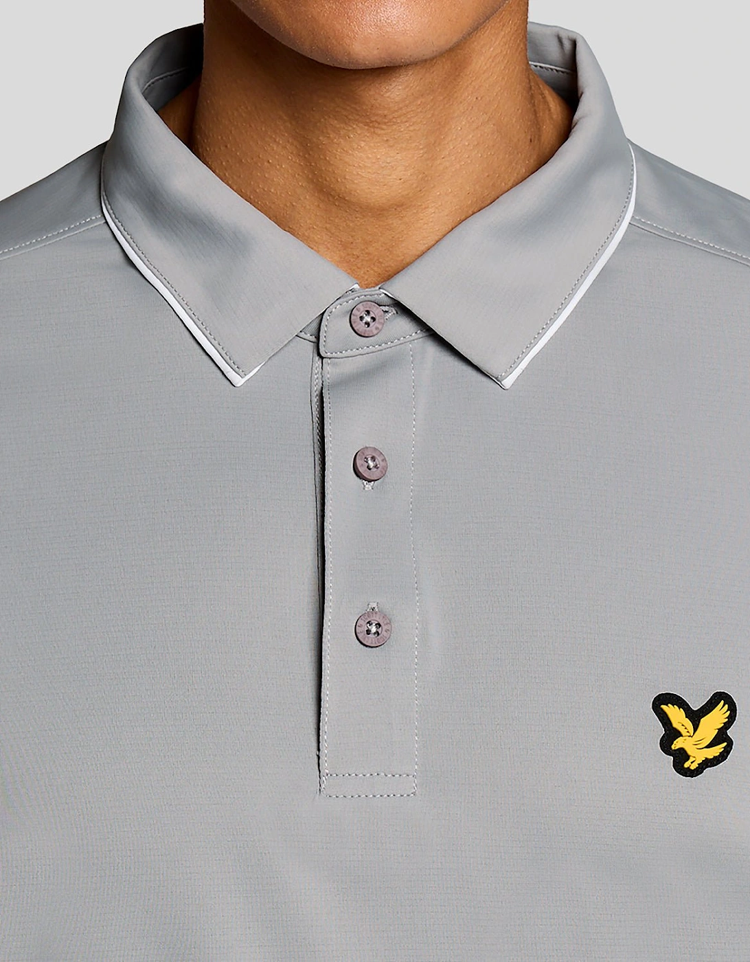 Contrast Collar Polo Shirt