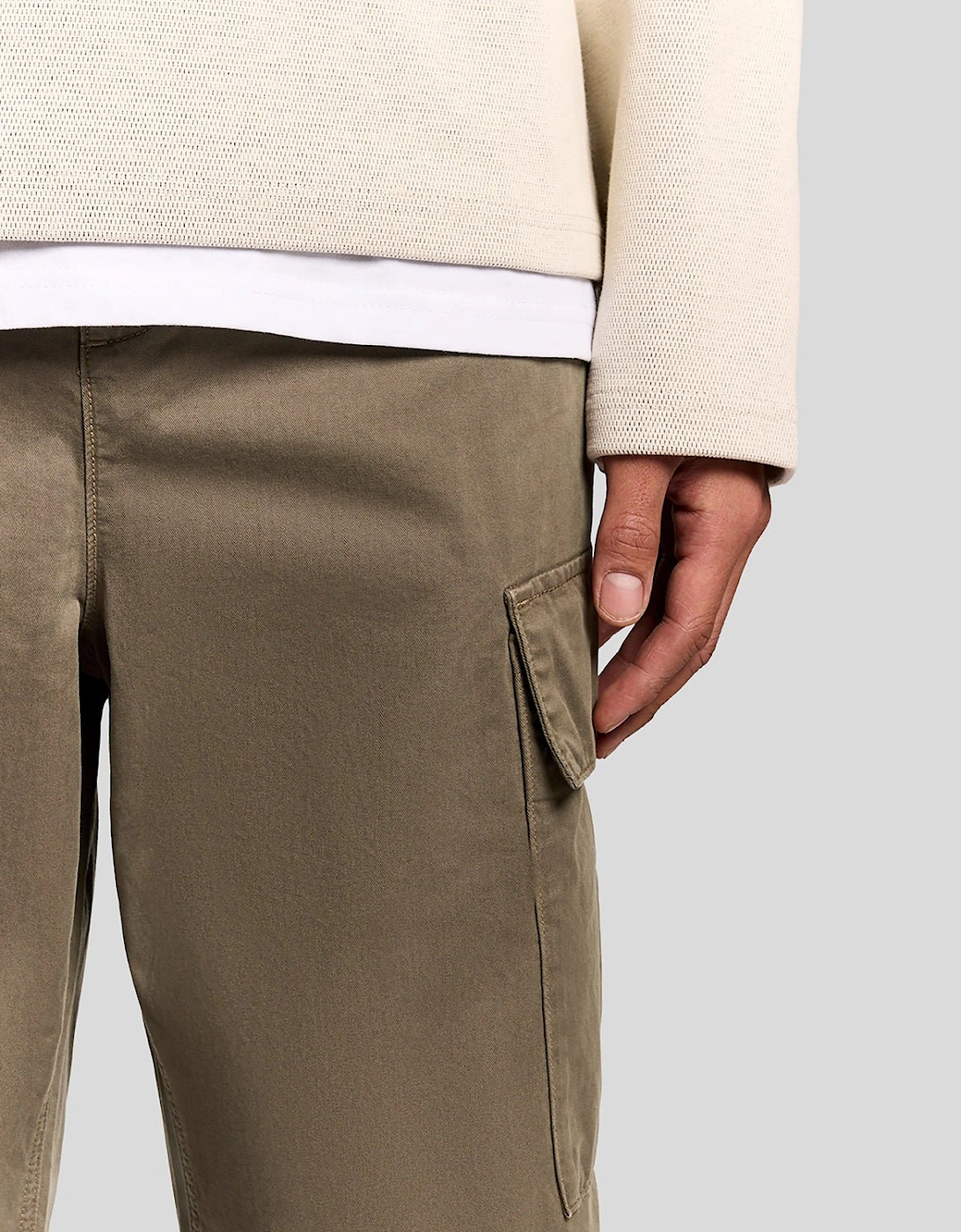 Cuffed Cargo Trousers