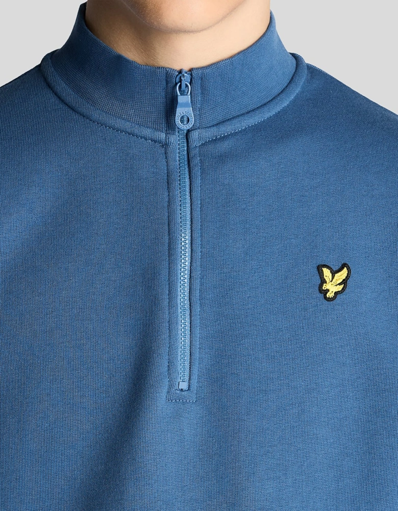 1/4 Zip Cotton Jumper