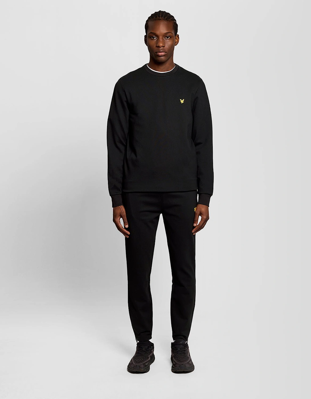 Lyle And Scott Men's Black Sports Lightweight Joggers  39/38/32 Xxl