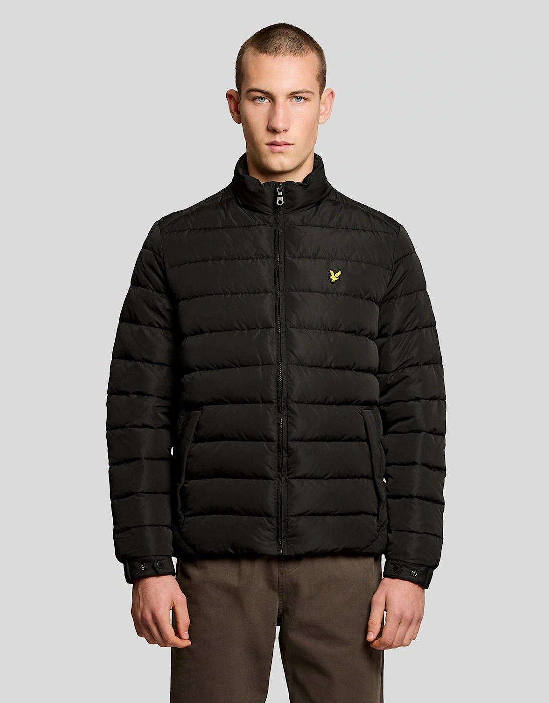 Lyle And Scott Men's Black Quilted Jacket  42/Regular Xl