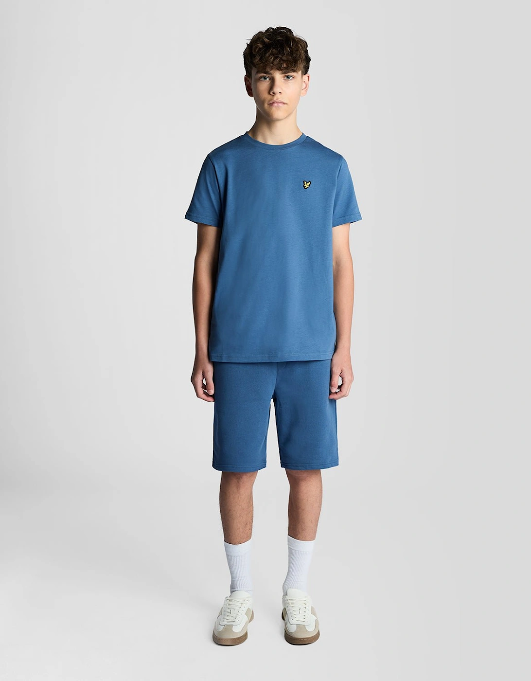 Lyle And Scott Boy's Cotton Sweat Shorts - Navy - Size, 14 Years/15 Years