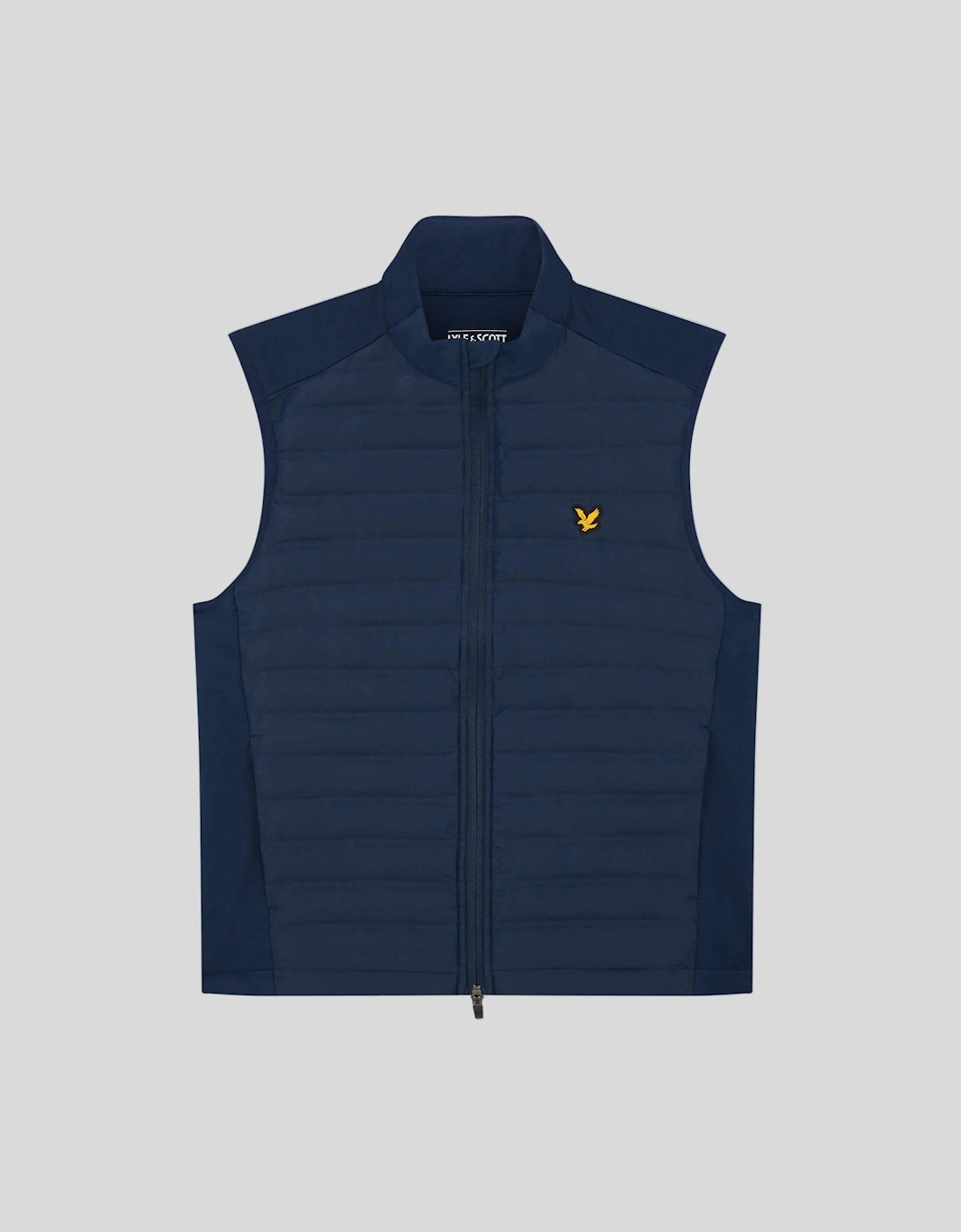 Lyle And Scott Men's Navy Hybrid Quilted Gilet  40/Regular L
