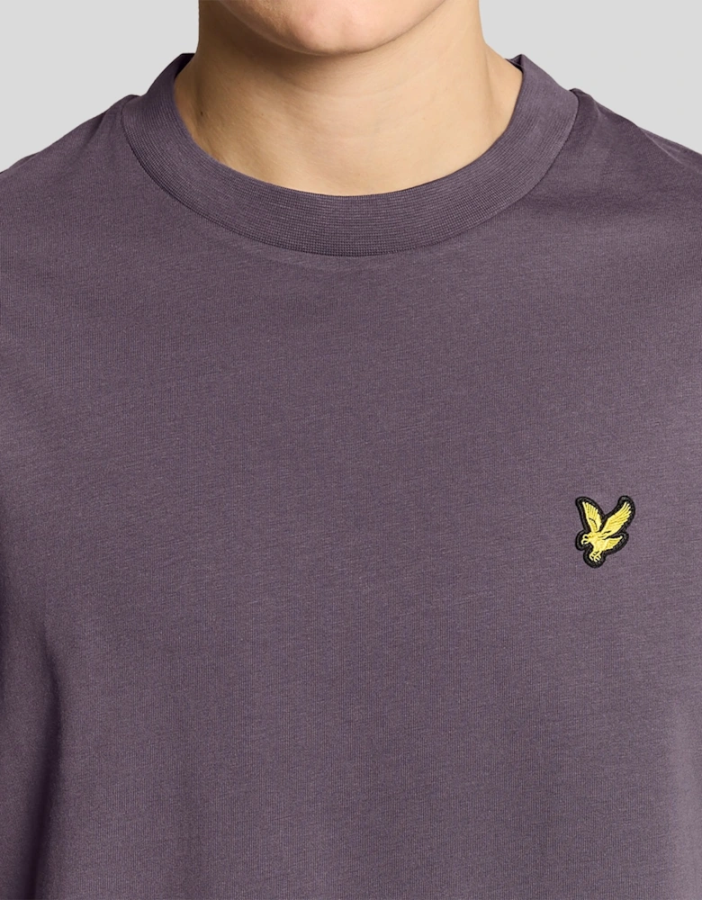 Oversized Cotton Crew Neck T-Shirt