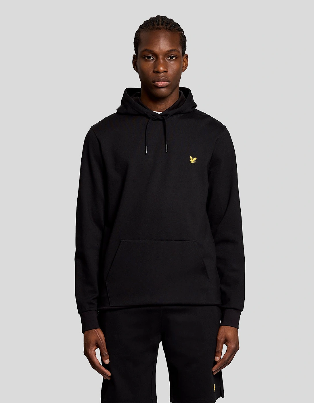 Lyle And Scott Men's Black Sports Lightweight Hoodie  Xxl