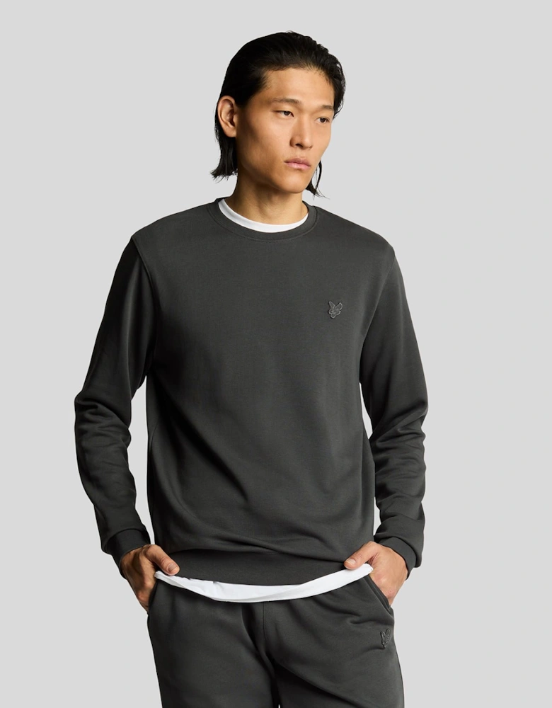 Superfine Cotton Crew Neck Sweatshirt