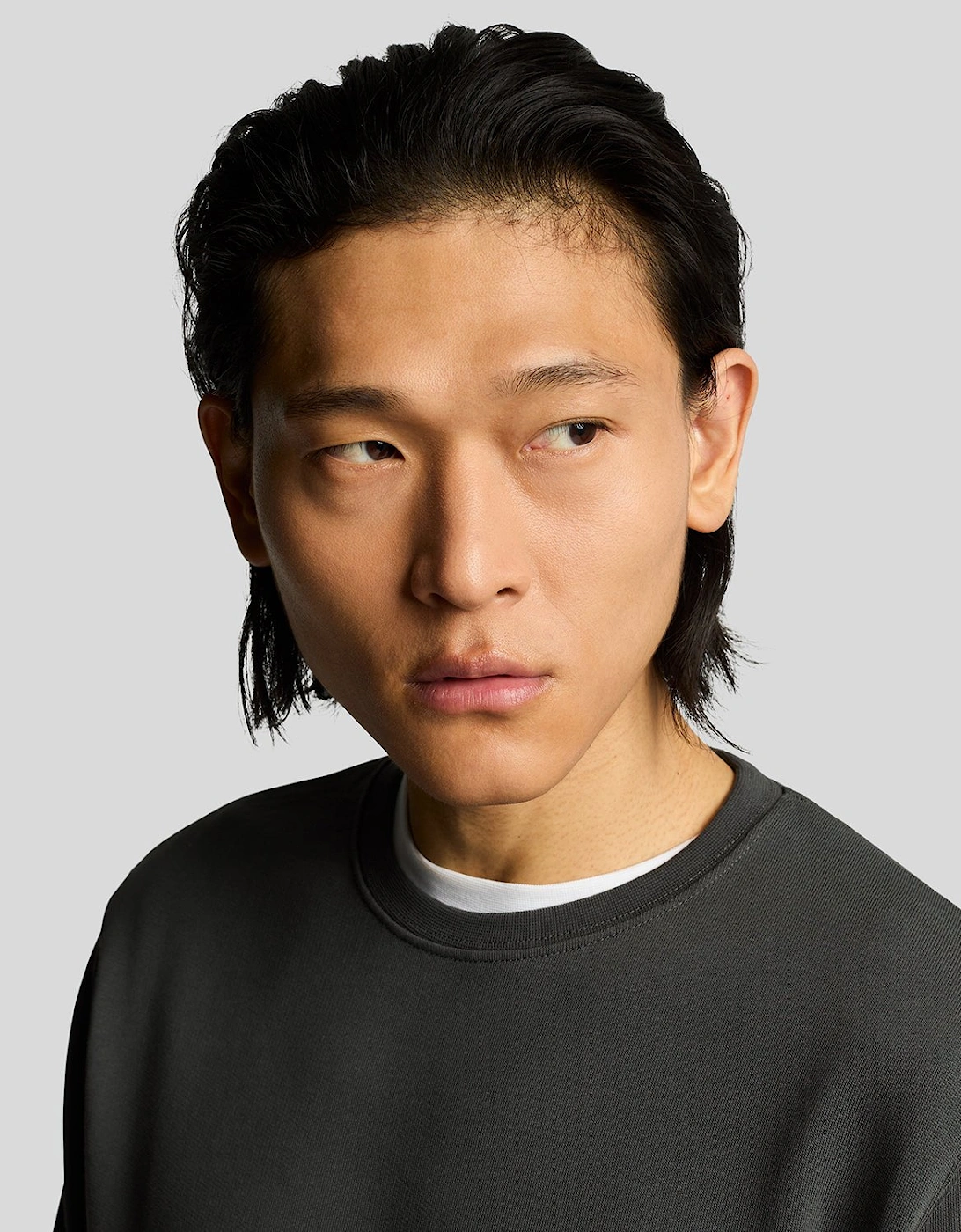 Superfine Cotton Crew Neck Sweatshirt