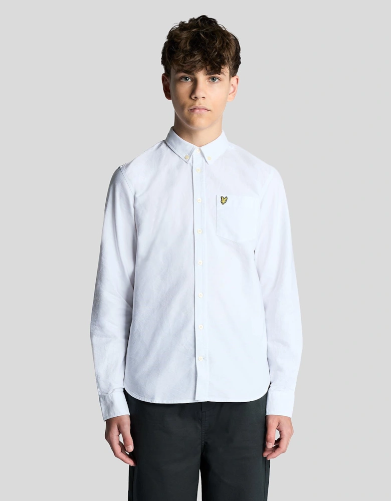 Cotton Button Down Oxford Shirt