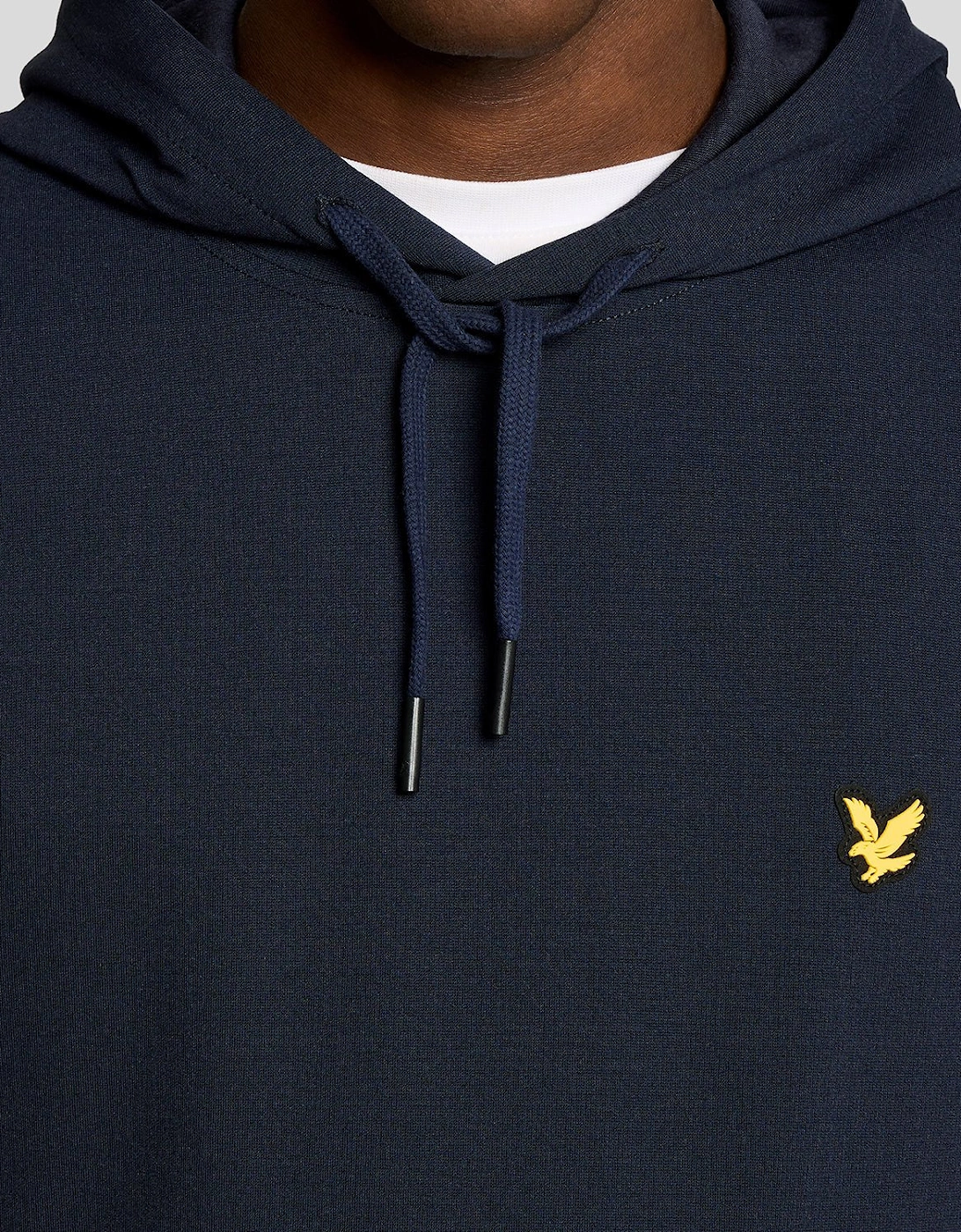 Lyle & Scott Men's Blue Hooded Sweatshirt Fly - Image 2