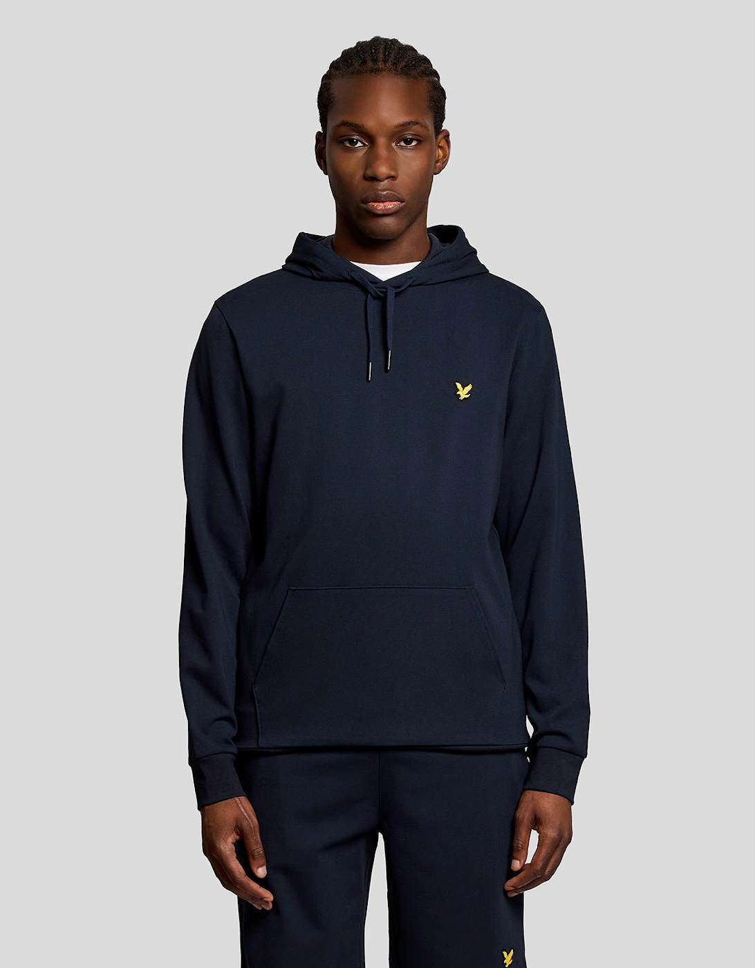 Lyle And Scott Men's Black Sports Lightweight Hoodie  42 Xl