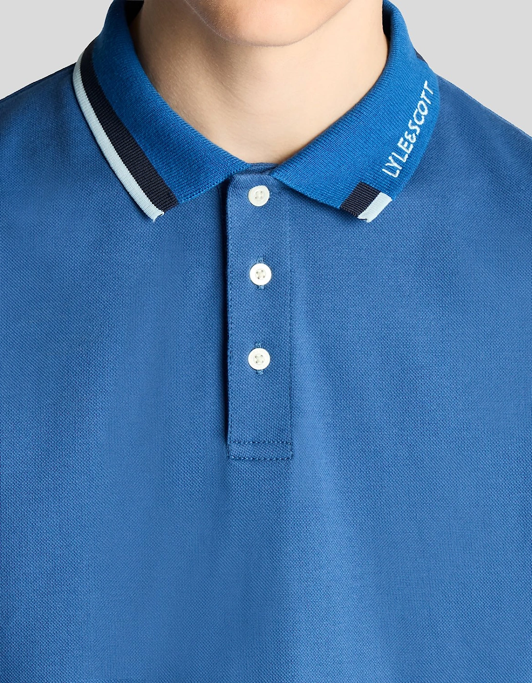 Tipped Logo Polo Shirt