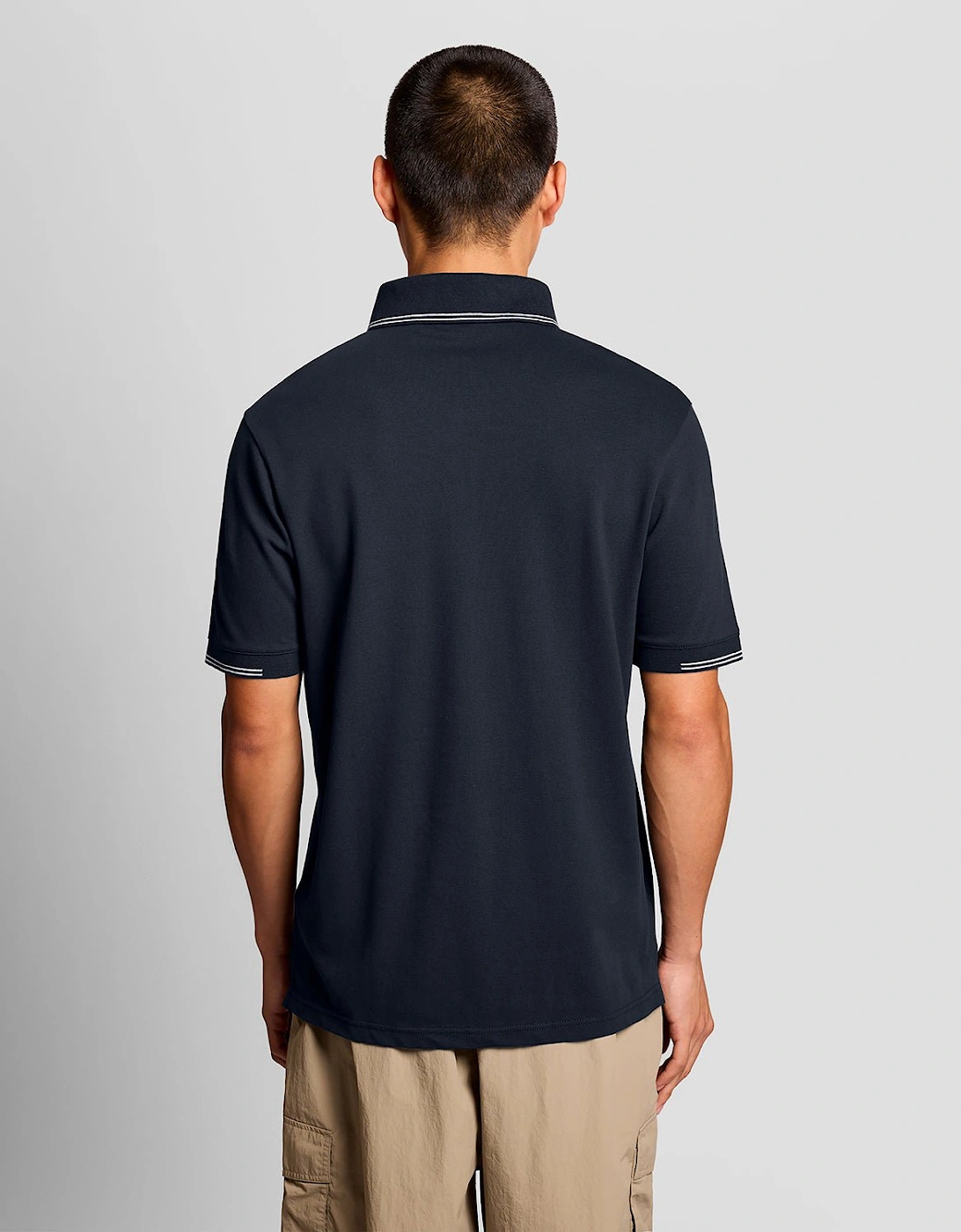 Fine Cotton Tipped Polo Shirt