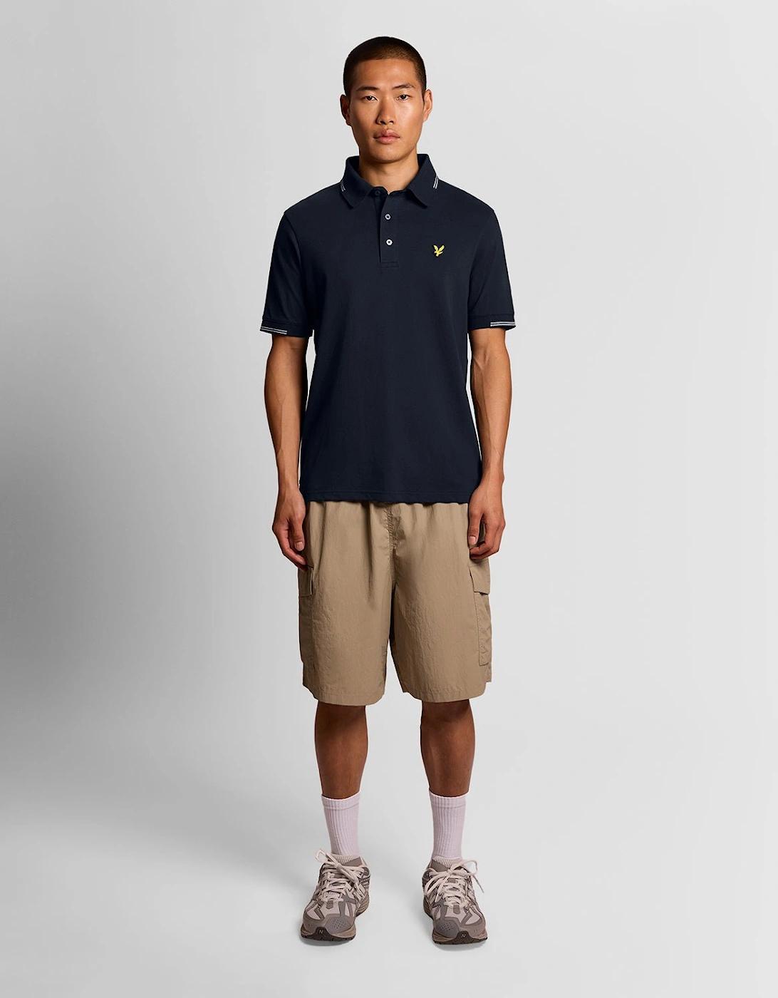 Fine Cotton Tipped Polo Shirt