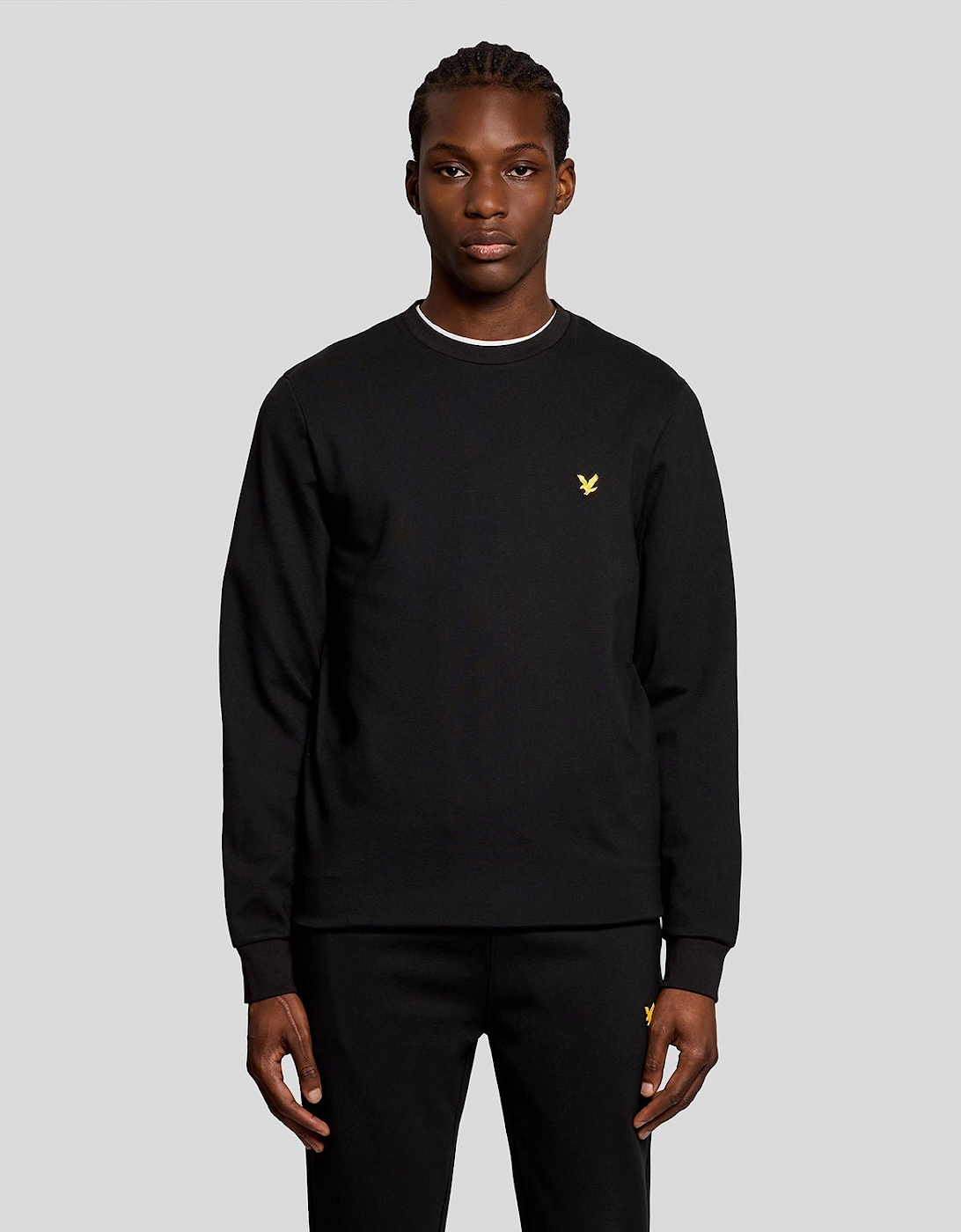 Lyle And Scott Men's Black Sports Lightweight Sweatshirt  Xxl