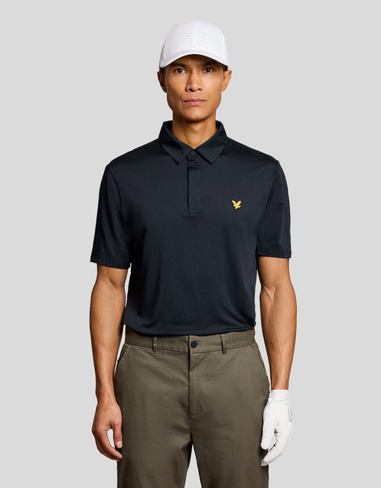 Concealed Placket Polo Shirt