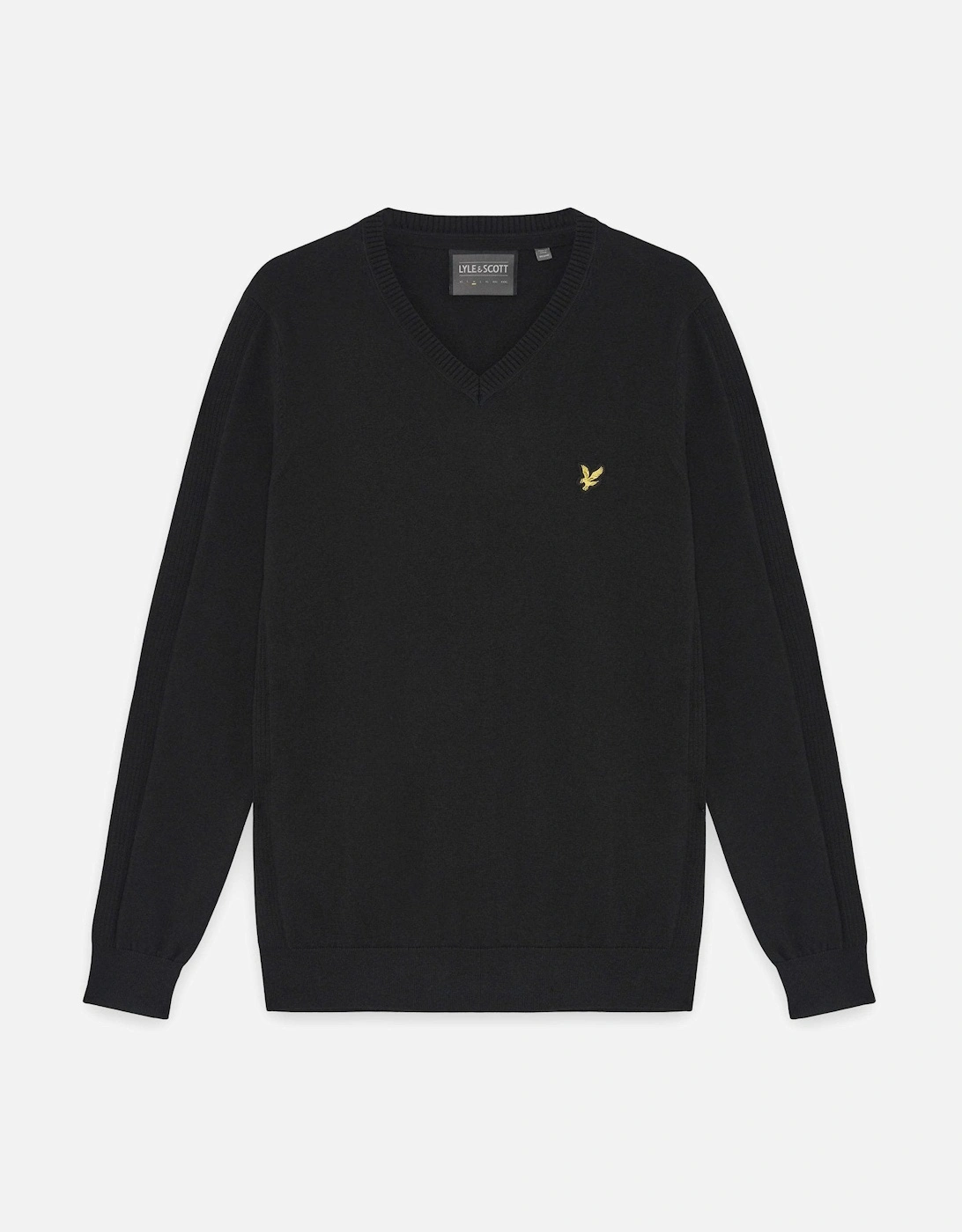 Cotton Blend V-Neck Jumper