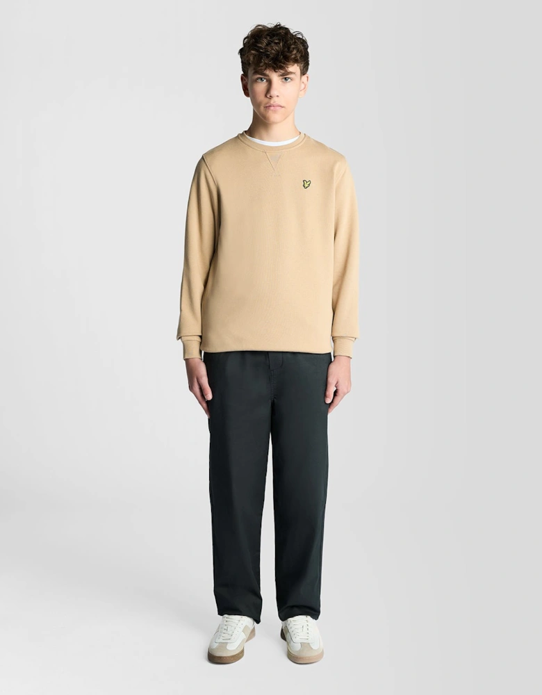 Cotton Crew Neck Sweatshirt