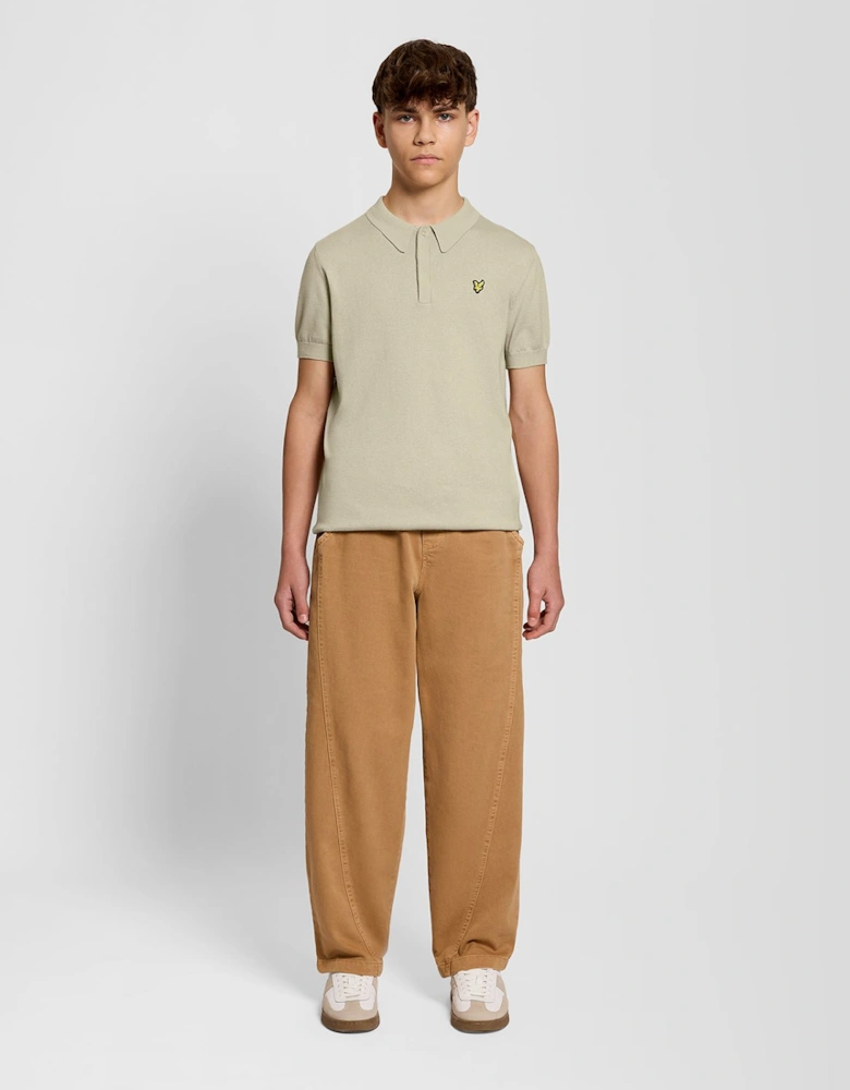 Knitted Polo Shirt