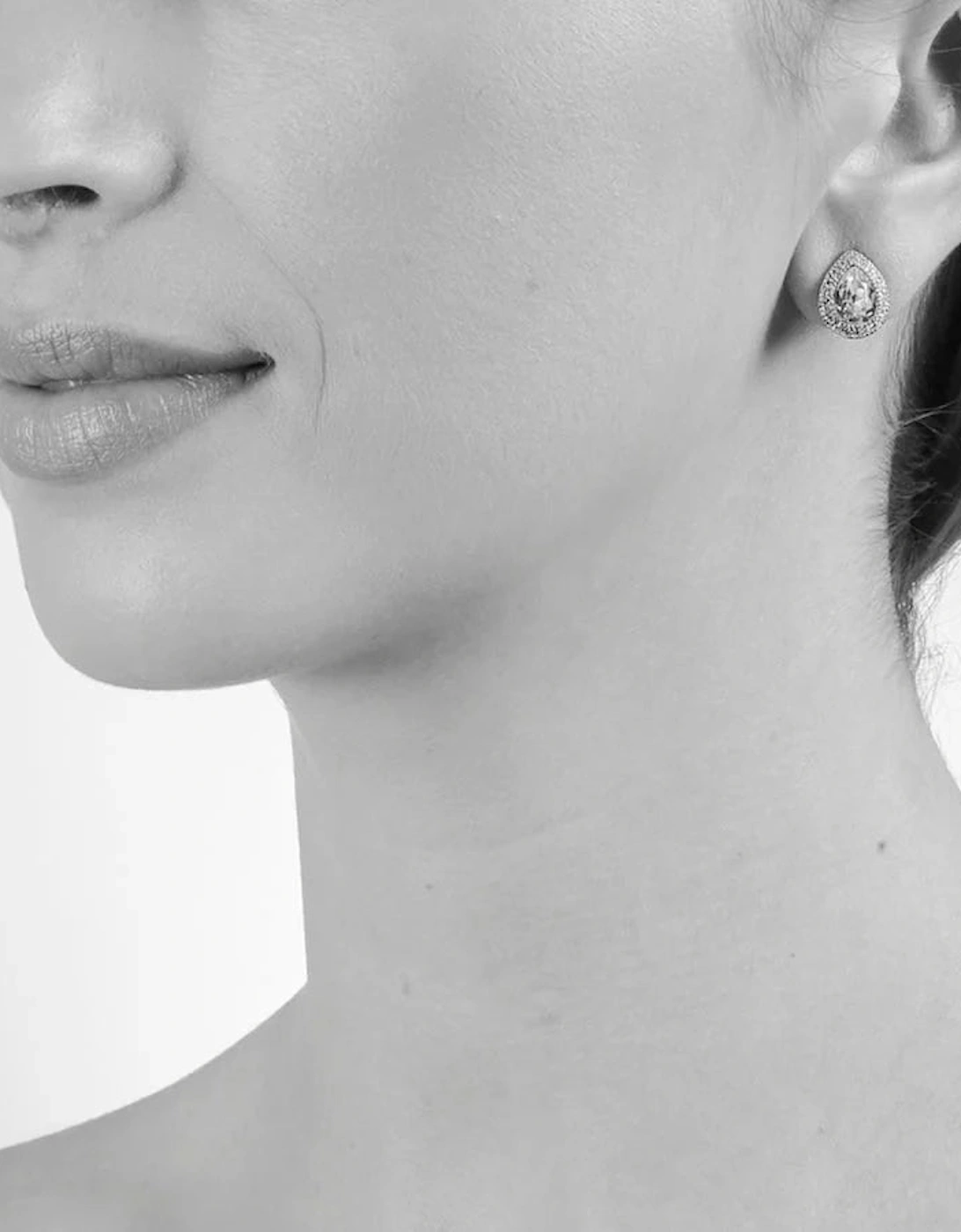 Cachet London Talma Rose Pink Gold Earrings