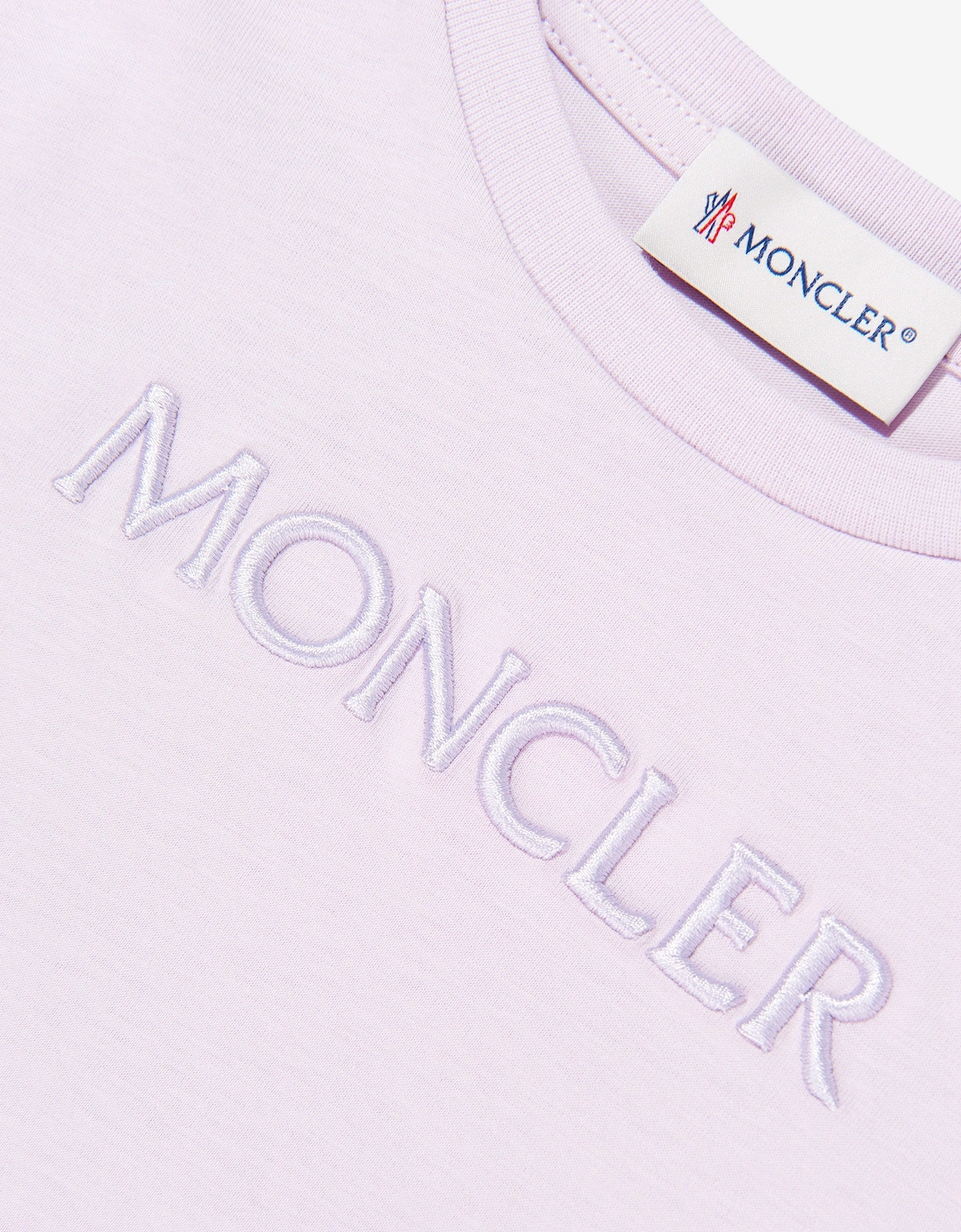 Enfant Girls Cotton Logo T-Shirt in Purple