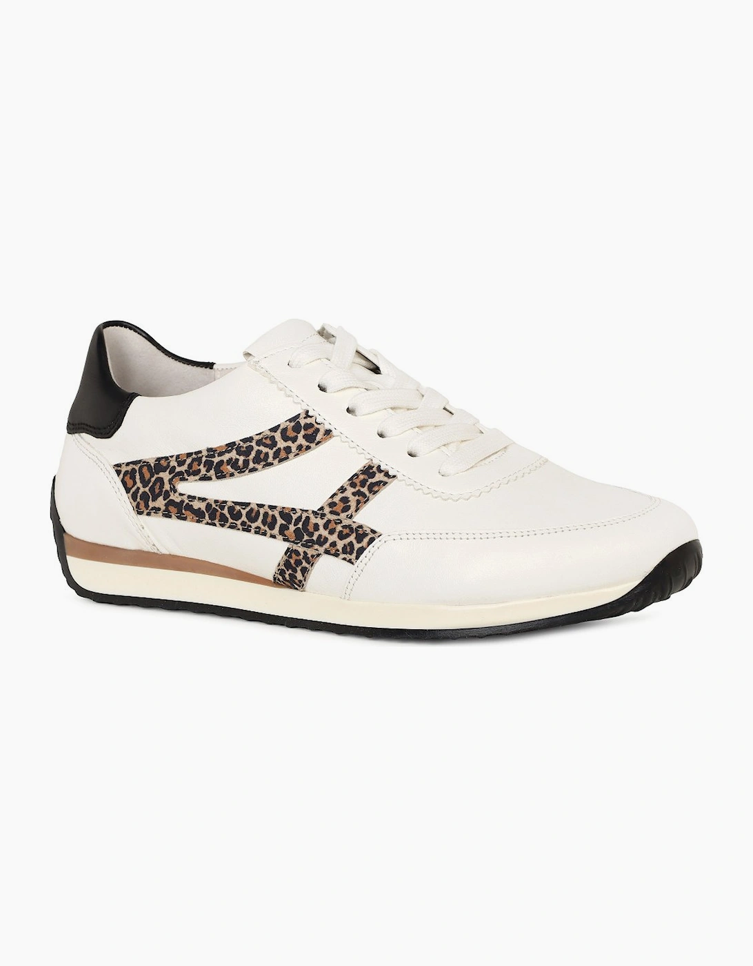 Gabor Women's Latte Lea Leo Globe Trainers - : Size 8