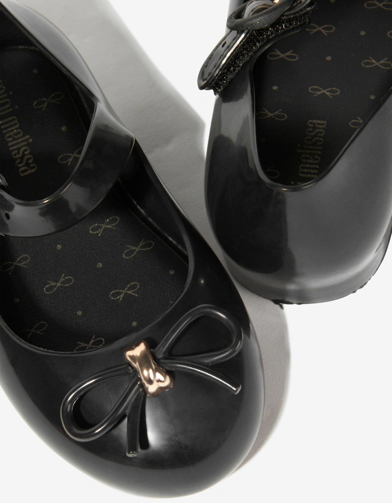 Girls Sweet Love Ballerinas in Black