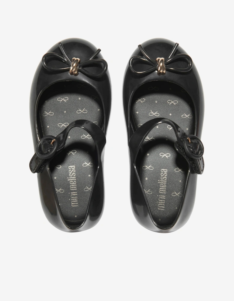 Girls Sweet Love Ballerinas in Black