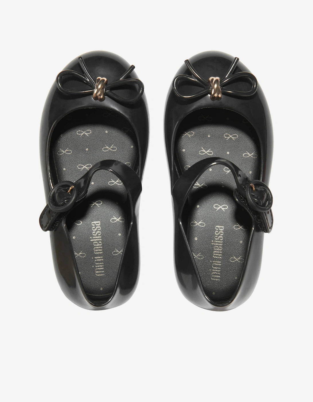 Girls Sweet Love Ballerinas in Black