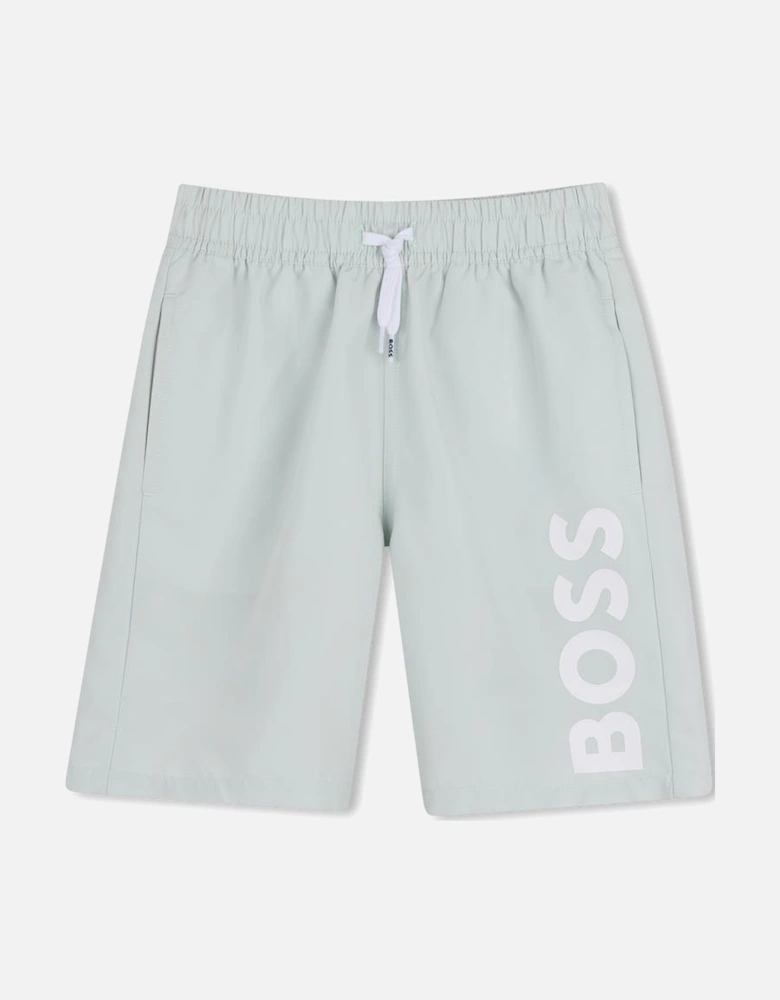 BOSS SPROUT GREEN SWIM SHORTS J53171