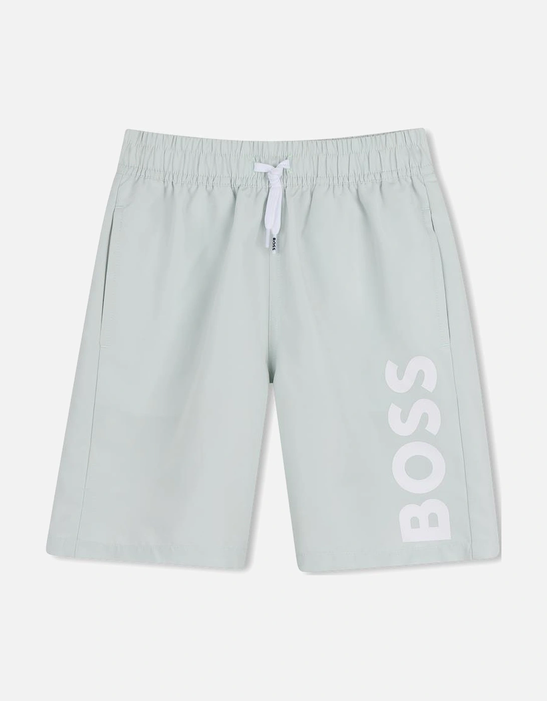 BOSS SPROUT GREEN SWIM SHORTS J53171, 4 of 3