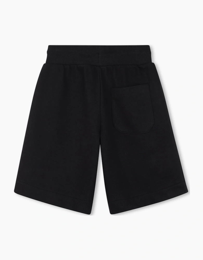 HUGO BOYS BLACK BERMUDAS G01183
