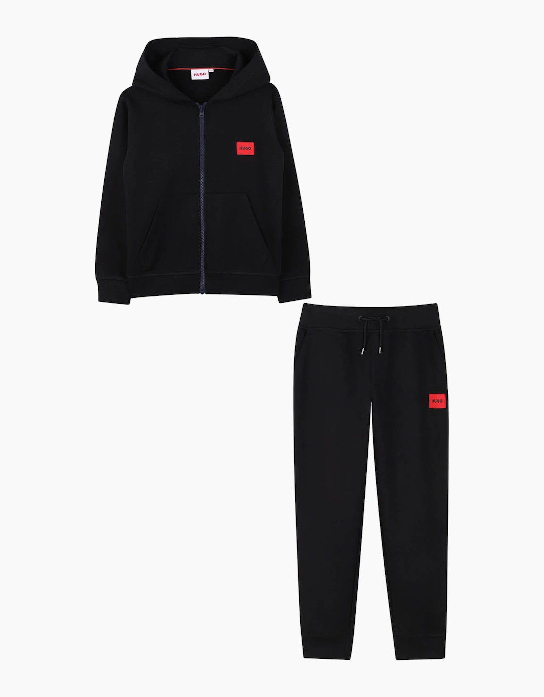 Hugo Boss Unisex Black Hugo Boys Tracksuit G01181/G01182 - Size: 6Y Kids