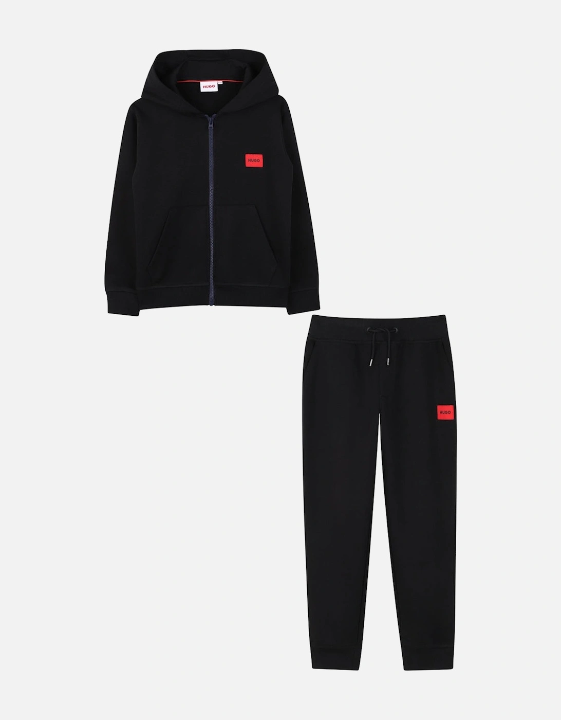 HUGO BOYS BLACK TRACKSUIT G01181/G01182, 2 of 1