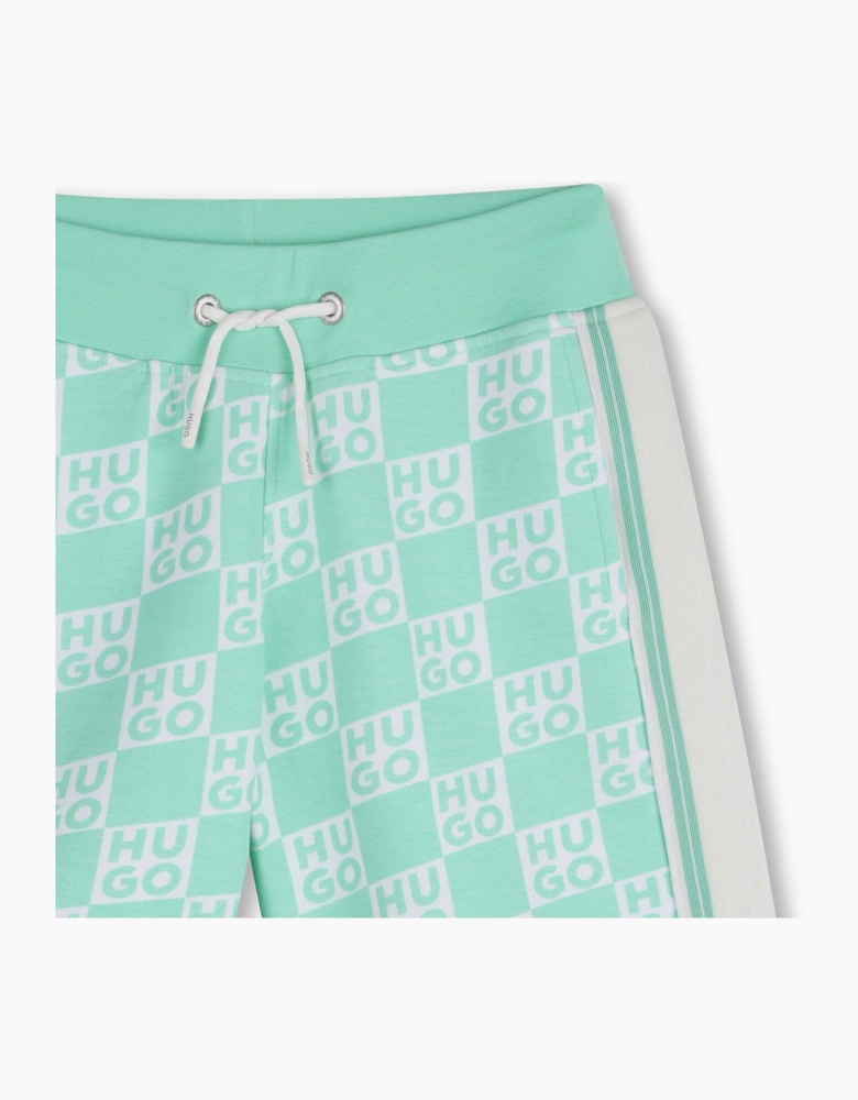 HUGO BOYS GREEN BERMUDAS SHORTS G00999