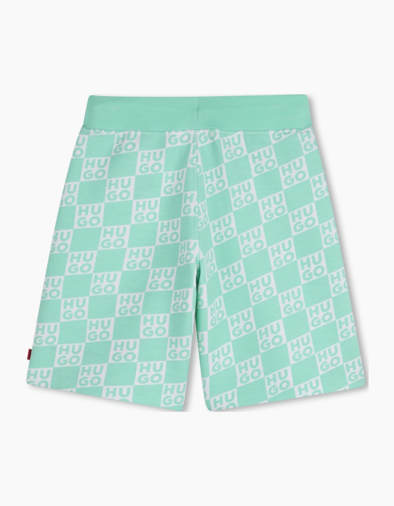 HUGO BOYS GREEN BERMUDAS SHORTS G00999