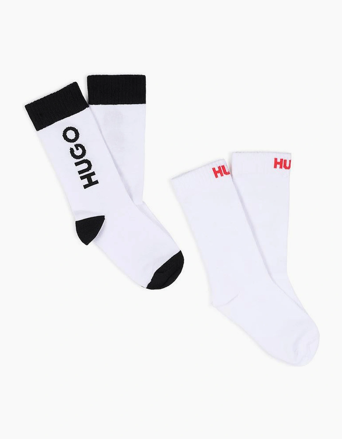 HUGO BOYS 2PK WHITE SOCKS G01169, 2 of 1