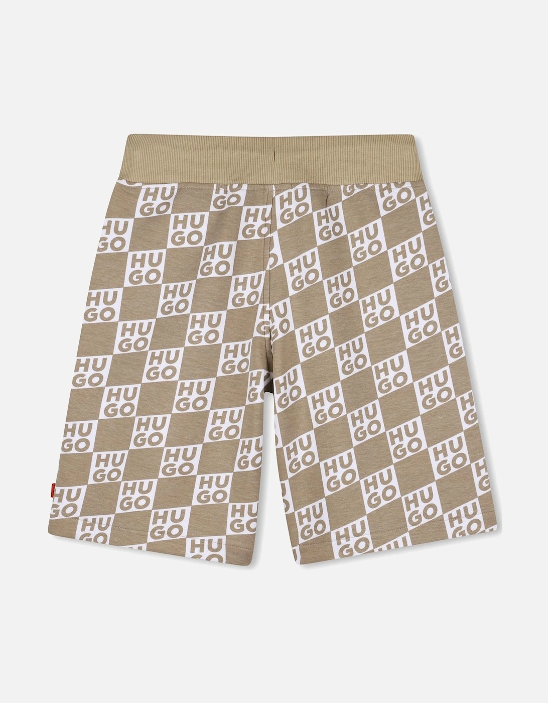 HUGO BEIGE JERSEY SHORTS G00999