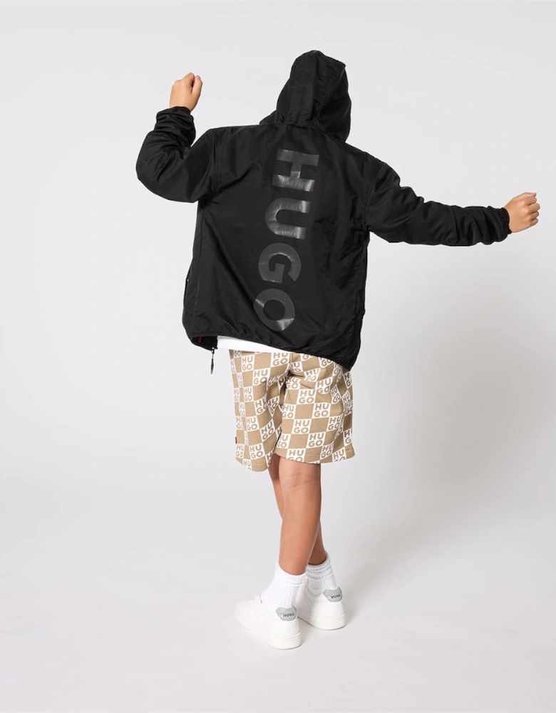 HUGO BEIGE JERSEY SHORTS G00999