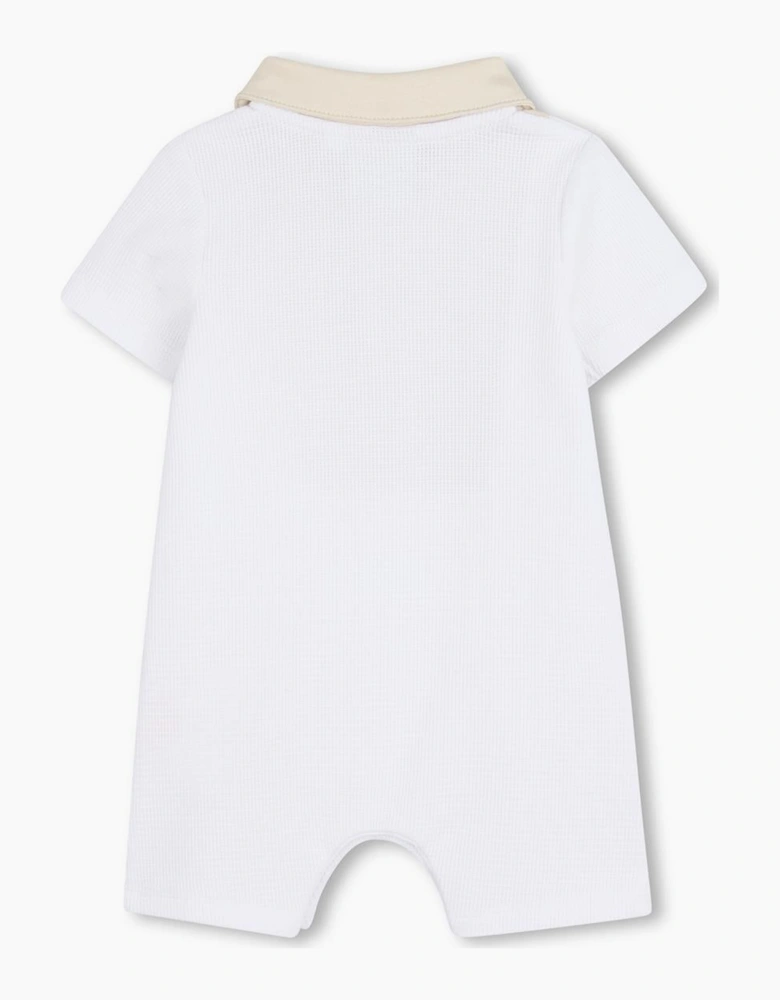 BOSS BABY WHITE ROMPER J53031