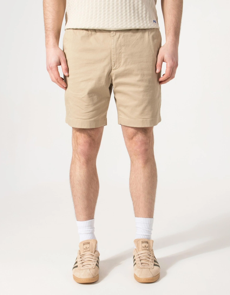 Regular Fit Stretch Cotton Chino Shorts
