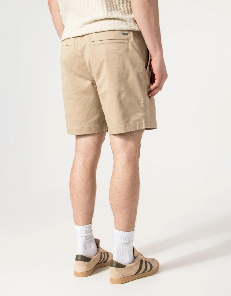 Regular Fit Stretch Cotton Chino Shorts