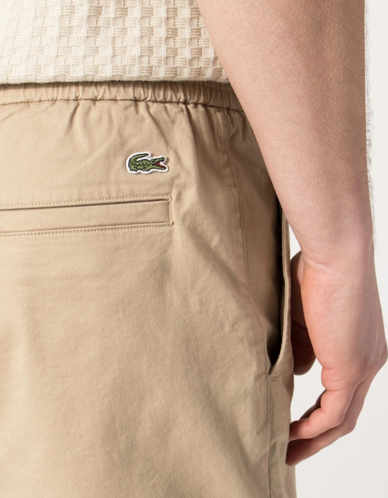 Regular Fit Stretch Cotton Chino Shorts