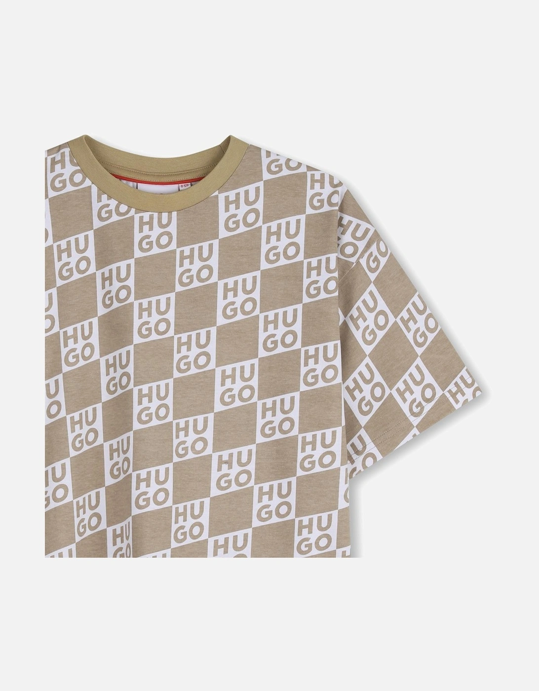 HUGO OVERSIZED BEIGE T SHIRT G01022